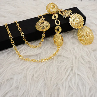 Long Beaded Tassel Pendant Necklace