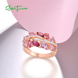 Genuine 925 Sterling Sparkling Rings