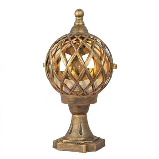 Round Ball Yard Post Pillar Lamp