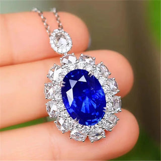 Natural Sapphire Treasure Necklace Pendant