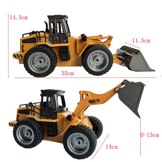 RC Bulldozer Tractor Model Shovel Toy