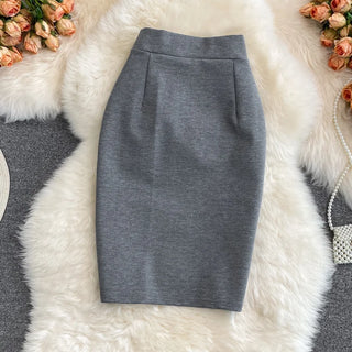 Office Ladies High Waist Work Skirts