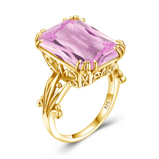 Trendy Delicate Luxury Citrine Stone Rings