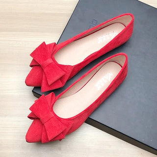Women Big Bowknot Wedding Shoes