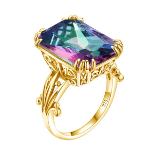 Trendy Delicate Luxury Citrine Stone Rings