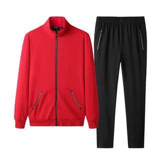 Autumn Sportswear Tracksuits Men Sets Large Size Men's Clothing Jacket+pants 2 Pieces Sports Set Plus Size 8xl 7xl Tracksuit Man