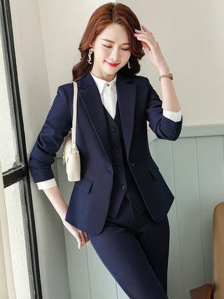 Office Ladies 3Pcs Business Formal Pantsuit - Epictzar Intl.