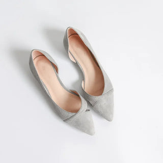 Pointed Toe Simple Concise Style Shoes
