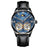 Leather Black Blue