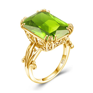 Trendy Delicate Luxury Citrine Stone Rings