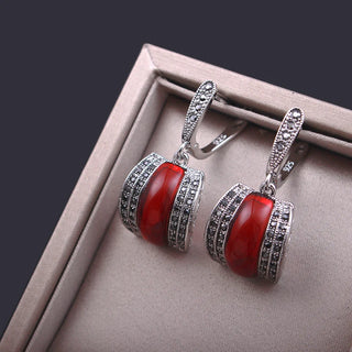 High-Quality luxury geometric red black