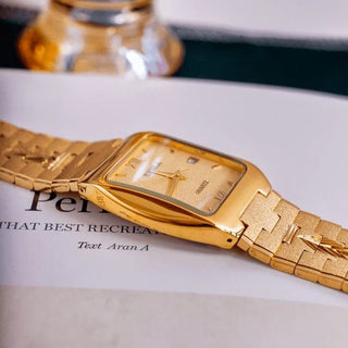 Men's 24K Gold Plated Quartz Watch