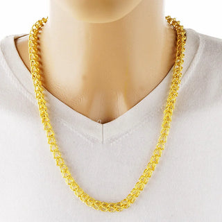 Luxury 24K Pure Gold Dragon Necklace