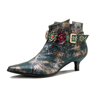 Women Multicolor Bohemian Booties
