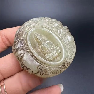 Hand-carved Guanyin Feng Shui Ornaments
