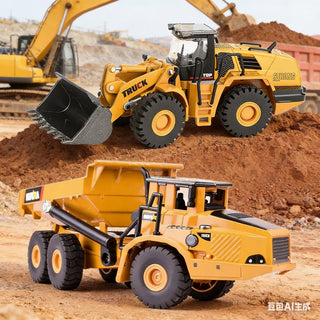 Construction Dump Truck Loader Toy Set