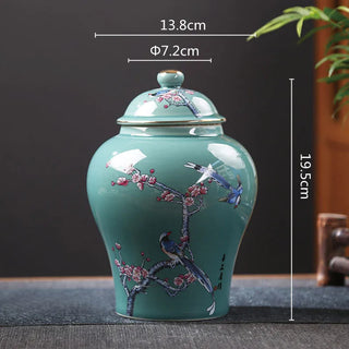 Vintage Ceramic Sealed Storage Tank
