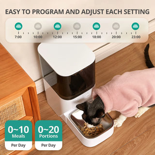Voice Recorder 4L Programmable Pet Feeder