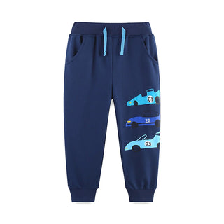 Boys Fashionable Cartoon Print Sweatpants