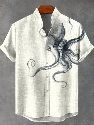 Men's Animal Printed Beach Vacation Shirt