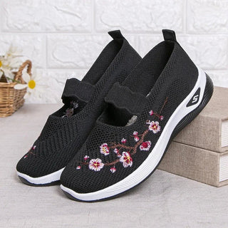 Breathable Embroidered Chunky Sole Sneakers - Epictzar Intl.