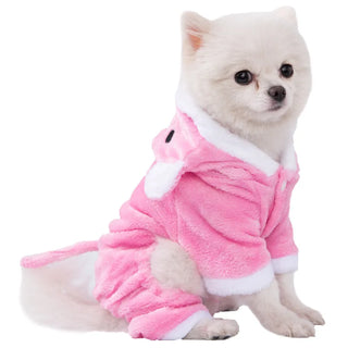 Pet Dog Soft Warm Fleece Jumpsuits