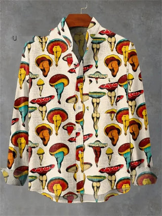 Men's Designer Retro Pattern Printed Top - Epictzar Intl.