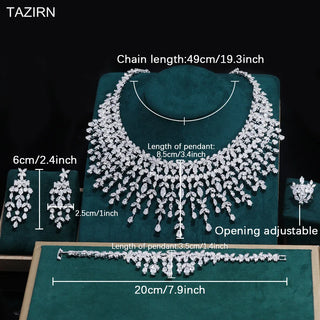 Luxury Arabic Wedding Jewelry Set