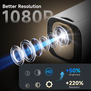 Android 11 HY310 Mini Auto Focus Projector