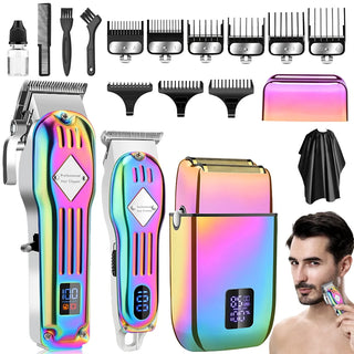 RESUXI 973 3 in 1 Professional Hair Clipper Electric Shaver for Barber Men's Hair Trimmer Electric Shaver Hair Cutting Machine