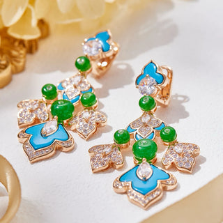 Pure Gemstone Wedding Jewelry Set