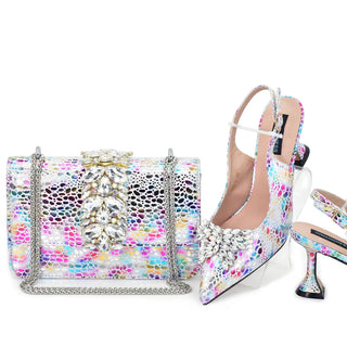 Decorated Italian Shoes & Bags Set
