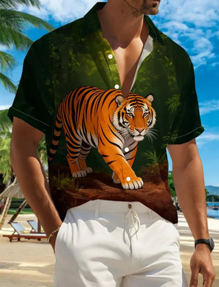 Men's Stylish Print Short Sleeve Shirt - Epictzar Intl.
