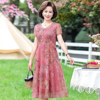 Floral Chiffon Beach Party Midi Dress - Epictzar Intl.
