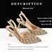A PAIR SHOES GOLD
