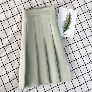 High Waist Pleated Mini Skirts