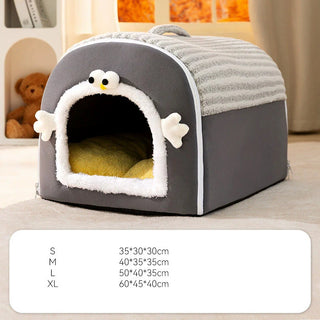 Warm Plush Cushion Fluffy Pet House