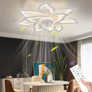Modern RC LED Ceiling Fan Light