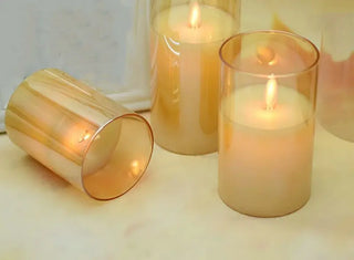 Rechargeable LED Flameless Candle Set