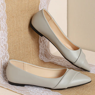 Pointed Toe Pumps Flat Office Shoes