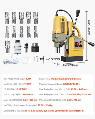Electric Magnetic Drill Press Machine