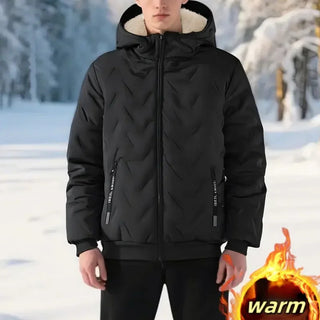 Thicken Hooded Fleece Padded Jacket