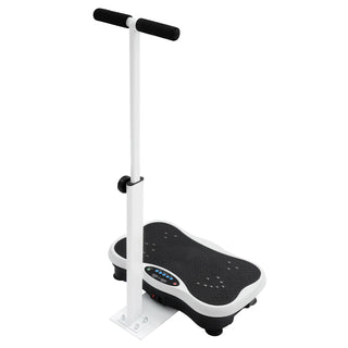 Vibration Plate Exercise Machine with Handrails Full-body Workout Vibration Plate Equipment Adjustable Design