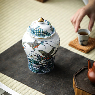 Sealed Ceramic Storage Ginger Jar