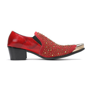 Pointed Metal Toe Dress Shoes