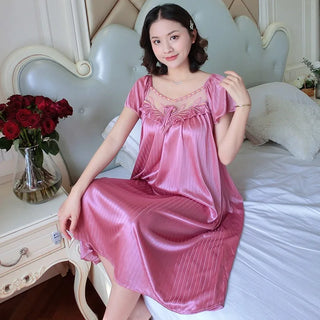 Ladies Ice Silk Nightgowns