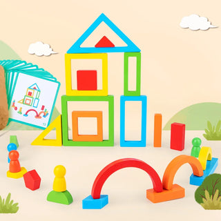 DIY Educational Stack Blocks Toys