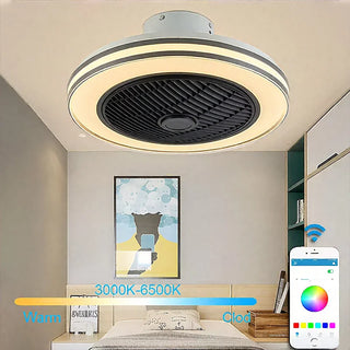 Smart Quiet LED Ceiling Fan Light