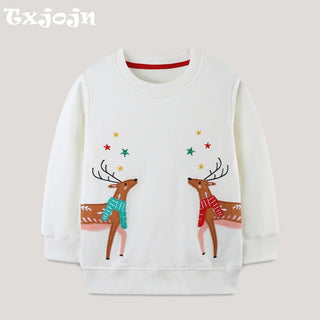 Fun Cartoon Holiday Cozy Sweatshirt