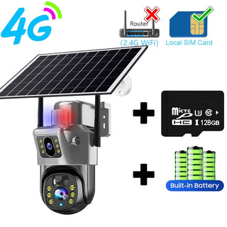 HD Solar Video Surveillance Camera